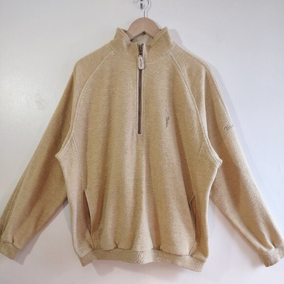 Vintage Straight Down Men's Golf Pullover Logo Sweatshirt 1/2 Zip  Size Medium - Picture 5 of 11